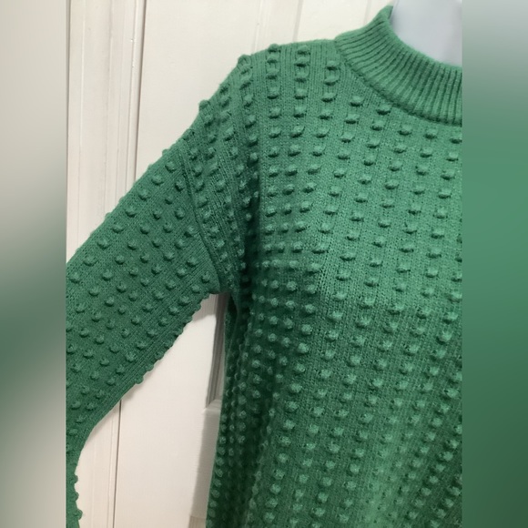 Lego Collection x Women’s textured pullover green sweater XS, NWT - Picture 6 of 7